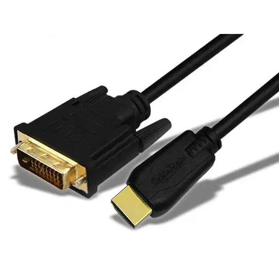 HDMI 1.4 to DVI-D 모니터 변환 케이블 블랙 2m